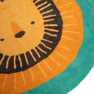 Tapis de chambre rond tufté Crazy Jungle 100cm 