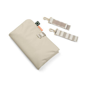 Sac à langer matelassé avec tapis sable 