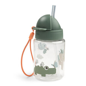 Gourde avec paille 280ml Tiny Trails Vert 