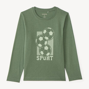 T-shirt manches longues print sport pour garçon 