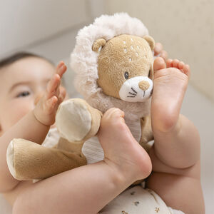 Peluche Lion Ernest - Beige - 32 cm 