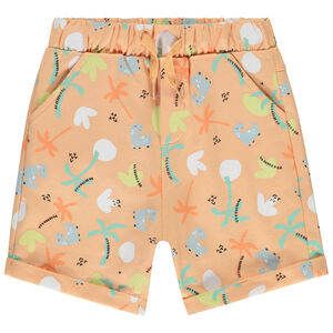 Bermuda molleton imprimé fantaisie pour bébé garçon 