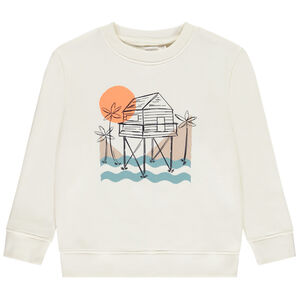 Sweat molleton printé pour garçon 