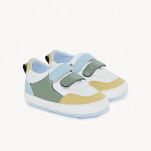 Baskets à empiècements contrastés pour bébé garçon 