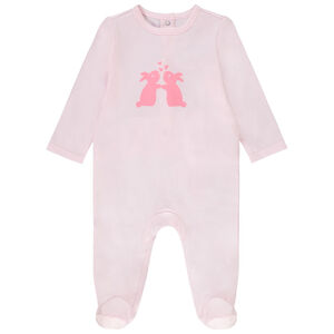 Dors-bien uni print fantaisie pour bébé fille 