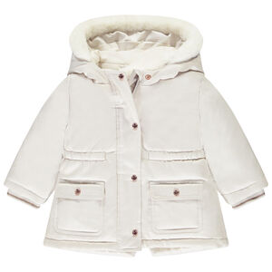 Parka 2 en 1 avec gilet sans manches en sherpa pour bébé fille 