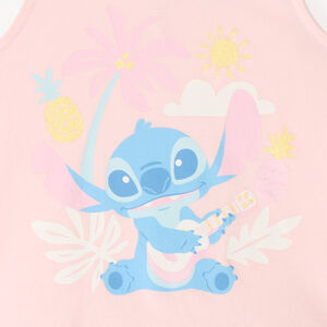 Débardeur uni print Stitch Disney pour bébé fille 