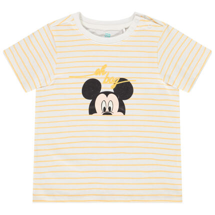 T Shirt Raye Mickey Disney Pour Bebe Garcon Orchestra Fr
