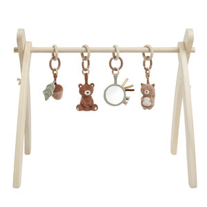 Set de 4 jouets à suspendre pour arche d'éveil Roi des Forêts 