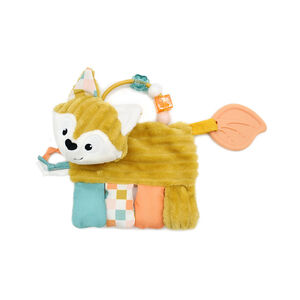 Hochet d'activités Cyranos le renard moutarde  