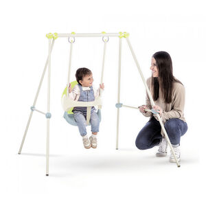 Portique en métal 118cm avec balançoire Baby Swing Smoby Life 