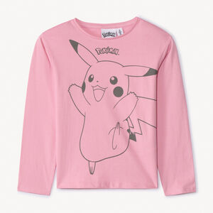 T-shirt manches longues Pikachu Pokémon pour fille 
