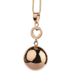 Pendentif bijou de grossesse design Or Rose avec Coeur  