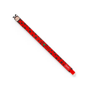Stylo gel à encre rouge effaçable Coccinelle 