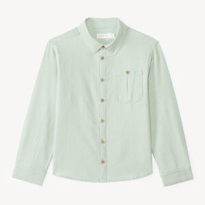 Chemise manches longues côtelée garçon 