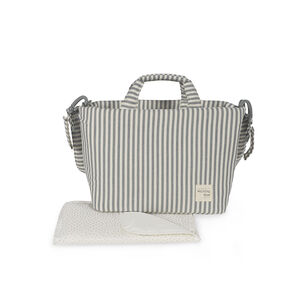 Sac à langer Praliné à rayures - Moka 
