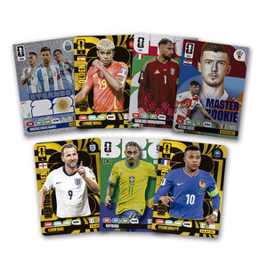 Blister 7 pochettes cartes adrenalyn XL de la Coupe du monde de la FIFA 2026 + 4 cartes édition limitée 