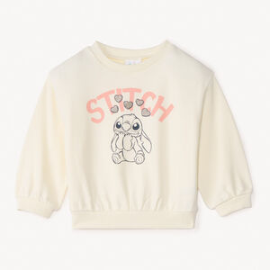 Sweat oversize print Stitch Disney pour bébé fille 