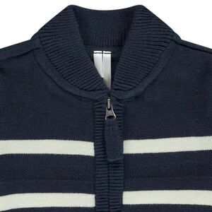 Gilet en tricot col teddy pour bébé garçon 