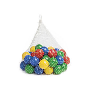 Filet de 50 balles multicolores Ø 6 cm 