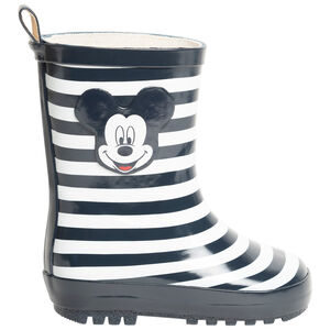 Bottes de pluie rayées Mickey Disney pour bébé garçon 