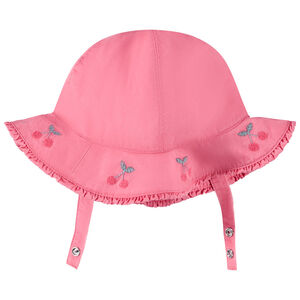 Charlotte en popeline avec cerises brodées pour bébé fille 