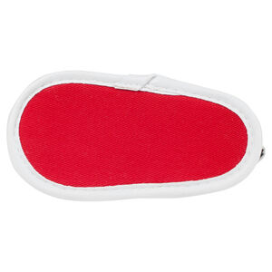 Nu-pieds souples aspect cuir à scratchs 