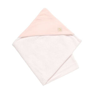 Cape de bain en double gaze Uni pétale 