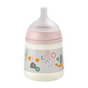 Biberon avec tétine symétrique SX Pro M 150 ml Walk in the Park Rose 