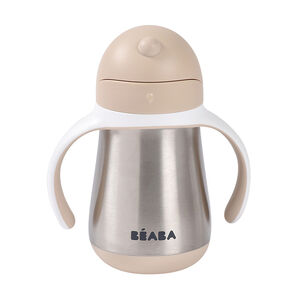 Tasse à paille en inox 250ml argile 