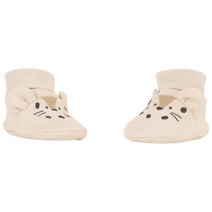 Chaussons ludiques savannah en interlock pour bébé 
