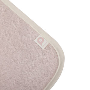 Set de bain avec cape et gant de toilette Little Deer écru/rose 