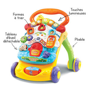 Super trotteur parlant 2 en 1 Orange 