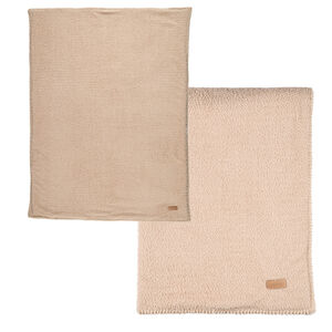 Couverture supersoft Teddy - Beige - 75x100cm  