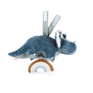 Peluche musicale Dino en veloudoux 