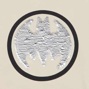 T-shirt manches longues Batman Warner à sequins magiques pour garçon 