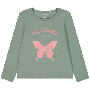 T-shirt manches longues avec print fantaisie pour fille 