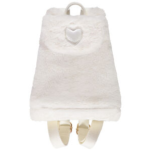 Sac à dos en fausse fourrure pour bébé fille 
