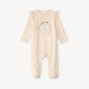 Dors-bien en sherpa bébé fille print Marie des Aristochats Disney (Finitions différentes selon l'âge) 
