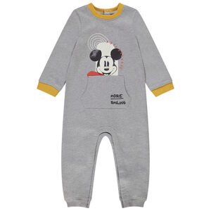 Combinaison en molleton gratté avec broderies Mickey Disney pour bébé garçon 
