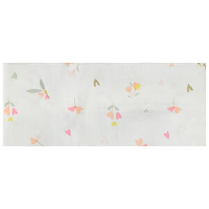 Bandeau large imprimé fleurs pour bébé fille 