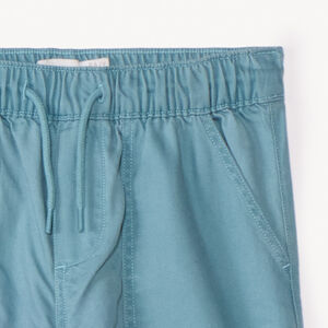 Pantalon jogger en twill uni pour garçon 