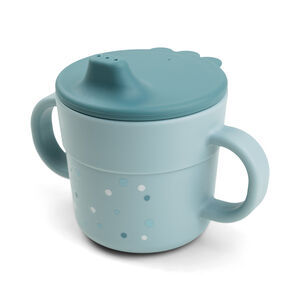 Tasse d'apprentissage Foodie Happy Dots Bleu  
