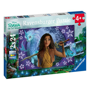 Puzzles 2 x 24 Pièces le Dernier Dragon - Disney Raya 