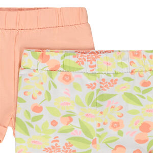 Lot de 2 shorts en jersey pour bébé fille 