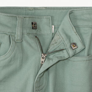Pantalon slim uni effet crinkle garçon 