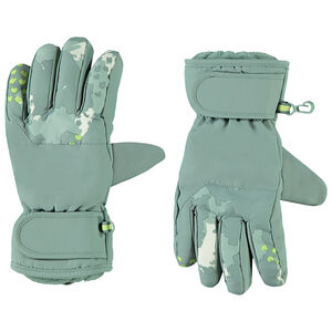 Gants de ski doublé avec empiècement similicuir pour garçon 