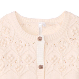 Gilet oversize en tricot fantaisie pour bébé fille 