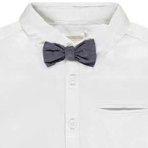 Chemise manches courtes avec nœud papillon pour garçon  