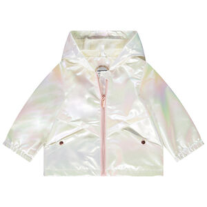 Coupe-vent nacré effet iridescent pour bébé fille 